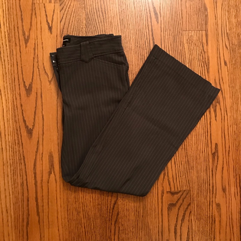Express “Editor” Dress Pants, Charcoal Grey